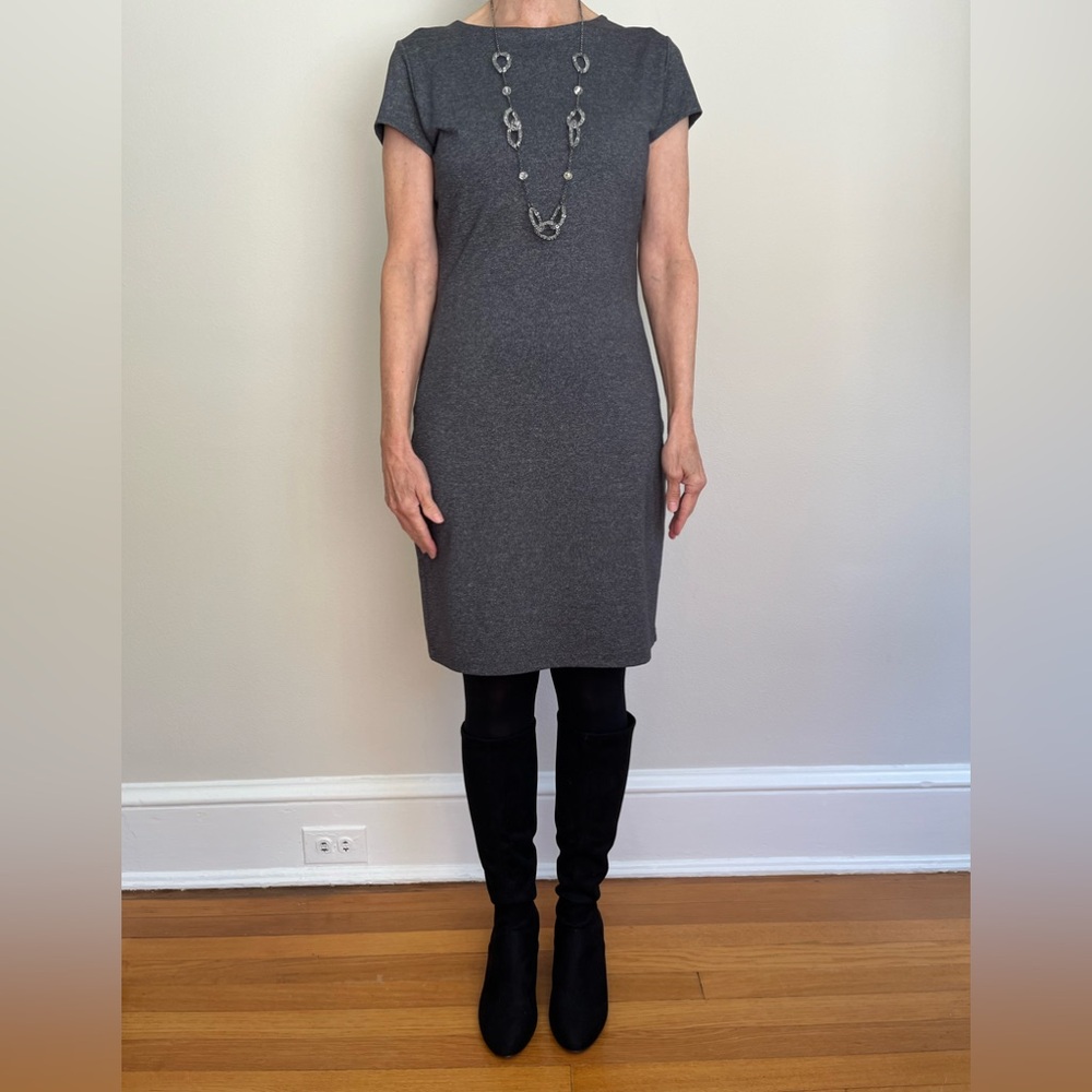 Susana Monaco Charcoal Midi Dress--Flawless